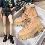 Women Warm Casual High Heels Ankle Chelsea Snow Boots