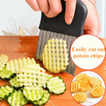 Potato Cutter Chips French Fry Maker Peeler Cut Dough Fruit Vegetable Kitchen Accessories Tool