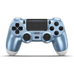 Wireless Game pad Controller for ps4 White & Blue