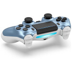 Wireless Game pad Controller for ps4 White & Blue