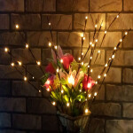 Christmas Decoration Tree Branch Light 20Leds String Lights for Christmas Decorations New Year Decoration