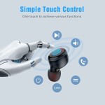 Bluetooth Earbuds, Wireless Earbuds with Charging Case Waterproof Bluetooth Headphones