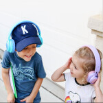 Bluetooth Headphones Light Up, Foldable Stero Wireless Headset with Microphone