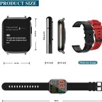 Smart Watch, Smart Watches for Men Women Full Touch Screen Fitness Tracker, Smartwatch for Men Women