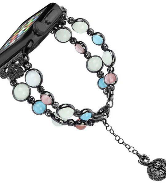 Apple watch band 40mm 44mm 38mm 42mm Woman pearl bracelet belt iwatch series 5 4 3 se 6 7.