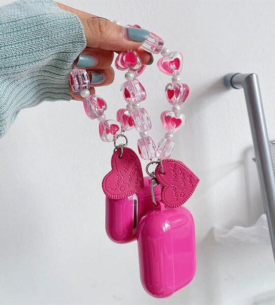 Apple AirPods 2 1 Cover Rose Red Color Silicone Soft Case For Airpod Earphone funda For Airpods Pro.