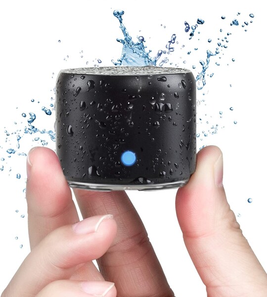 Travel Case Packed, EWA A106 Pro Portable Bluetooth Speaker with Custom Bass Radiator, Brief Design, IP67 Waterproof, Pe