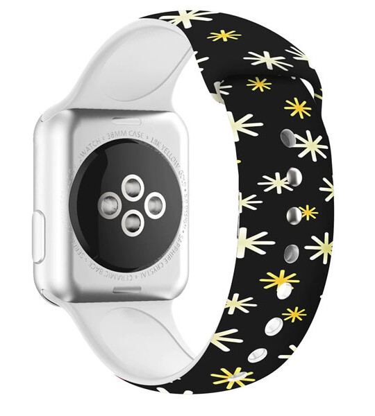 Apple watch band 44mm 40mm 38mm 42mm Sport Silicone belt watchband bracelet iWatch series 3 4 5 se 6 band.