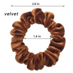 106pcslot Velvet Hair Scrunchies Pack Girl Elastic Hair Bands Headwear Ponytail Holder Set Hair Accessories Solid No Cre