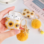 Keychain Case for AirPods Pro 2 3 AirPod Case Soft Earphone Charging Box Accessories Funda.