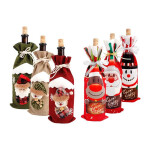 Christmas Decorations for Home Santa Claus Wine Bottle Cover Snowman Stocking Gift Holders Xmas Navidad Decor New Year.