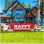 Merry Christmas Banner Garden Christmas Ornaments Tree Christmas Decor For Home 2021 Happy New Year Gift 2022.