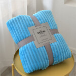 Blanket Flannel Fleece Soft Adult Bed Cover Winter Warm Stitch Fluffy Bed Linen Bedspread for Sofa Bedroom.