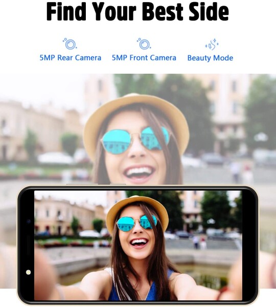 Mate10+ Smartphone Unlocked, Android 8.1 Cell Phones Cheap, Dual Sim-Free Mobile Phones with 5.5 inch HD Display, Dual 5