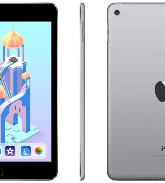 Apple iPad Mini 4, 128GB, Space Gray - WiFi (Renewed)
