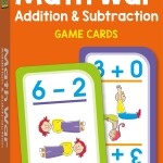 School Zone  Math War Addition & Subtraction Game Cards  Ages 6 and Up Kindergarten 1st Grade 2nd Grade Math Games