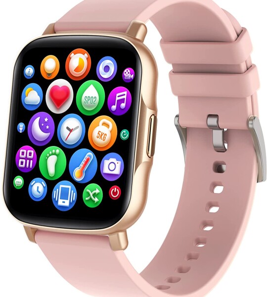 Smart Watch For Women Fitness Tracking Watch Phone Incoming Call SMS Notifications