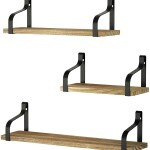 Floating Shelves Wall Mounted  Rustic Wood Wall Storage for Bedroom
