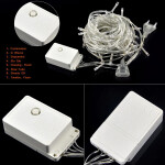 holiday led light ltring lhristmas lights lutdoor 50M 20M 10M EU US plug led string lights for party wedding garland dec