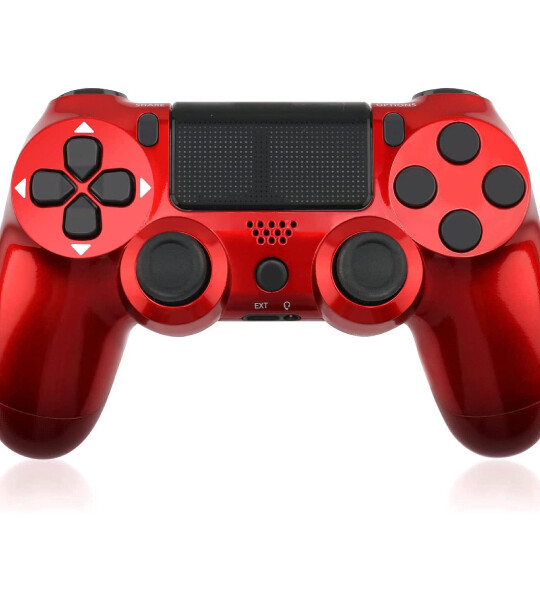 Wireless Controller for PS4 Game Piano Red Black