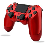 Wireless Controller for PS4 Game Piano Red Black