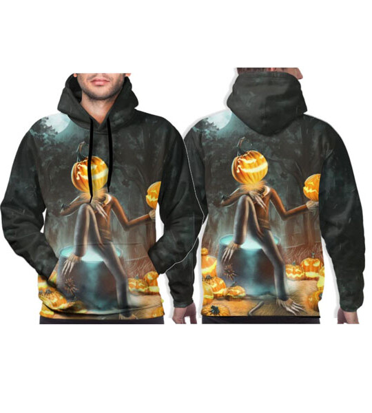 Children's unisex clothes Horror oversized Hoodie 110-6XL size Hoodies.