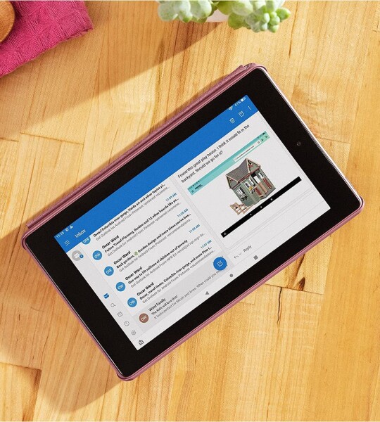 Fire 7 tablet, 7" display, 16 GB, latest model (2019 release), Black