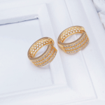 Luxury Crystal Small Hoop Earrings for Women