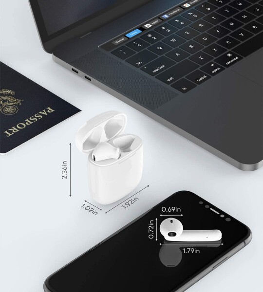 Waterproof Bluetooth Earbuds, True Wireless Earbuds, Earphones Headset for Sport