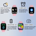 Smart Watch For Women Fitness Tracking Watch Phone Incoming Call SMS Notifications