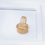 Luxury Crystal Small Hoop Earrings for Women