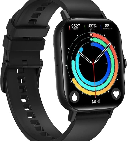 Smart Watch for Android Smartwatch Supports Bluetooth Call, Fitness Tracker with Heart Rate