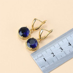 African Women Wedding Necklace And Dangle Earrings Sets