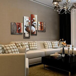 Stretched and Framed Hand painted Modern Canvas Wall Art