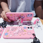 Cartoon unicorn Phone Case For iPhone 12 11 Pro Max XR XS Max X 8 7 6 6S Plus