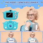Kids Camera, HD 12MP 1080P Kids Digital Camera