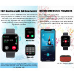 Smart Watch 1.54'' Full Touch Screen Fitness Tracker with Life Water Resistant