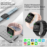 Smart Watch Waterproof Fitness Watch with Blood Pressure