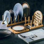 Bamboo Wooden Drainage Dish Rack