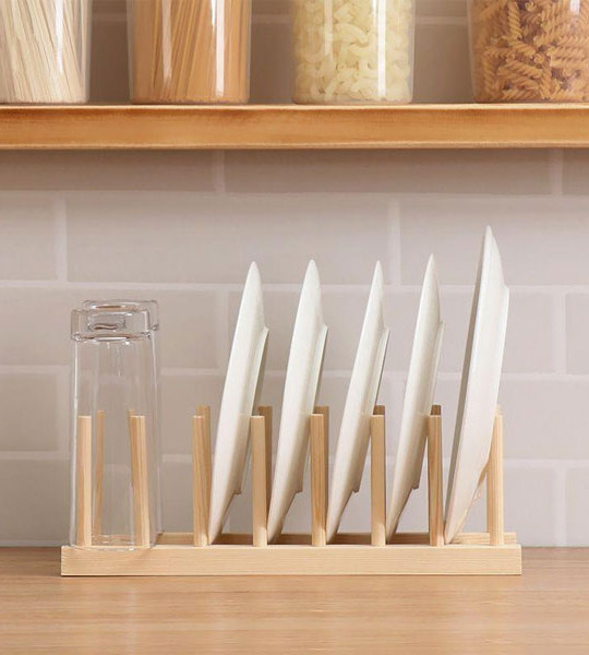 Bamboo Wooden Drainage Dish Rack