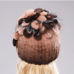 Brand Women Rabbit Fur Hats