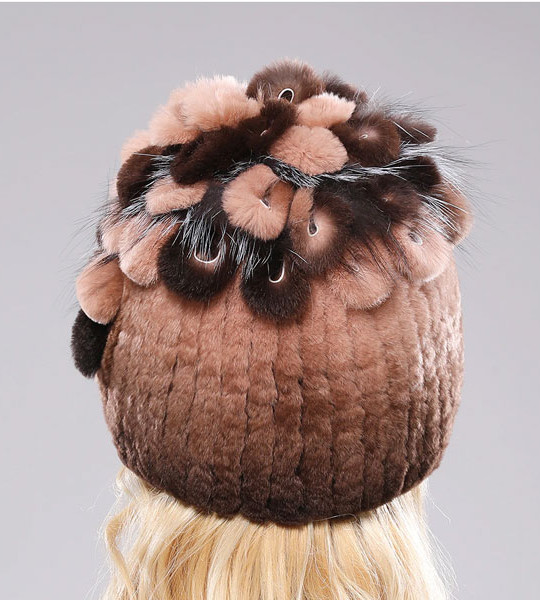 Brand Women Rabbit Fur Hats