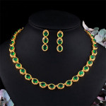 Bridal Choker Necklace and Earrings