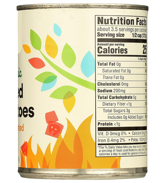 Tomatoes Diced Fire Roasted Organic