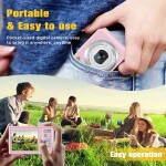 Digital  Mega Pixels Vlogging Camera, Compact Portable Mini Cameras for Students