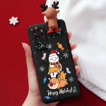 Cartoon Doll Merry Christmas Case For Huawei P Fundas