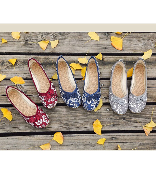 Chinese Fabric Ladies Shoes