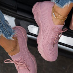 Comfortable Mesh Lace-Up Ladies Sport Shoes