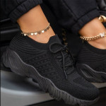 Comfortable Mesh Lace-Up Ladies Sport Shoes