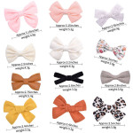 Cotton Linen Hair Clips